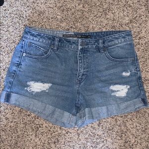 denim shorts